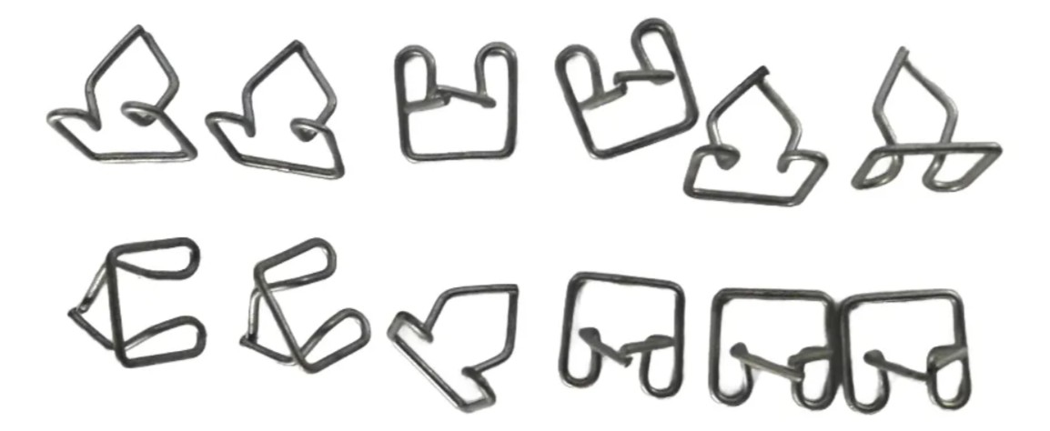 Grampos Inox Ford F100 Frisos Retos Traseira Cabine F100